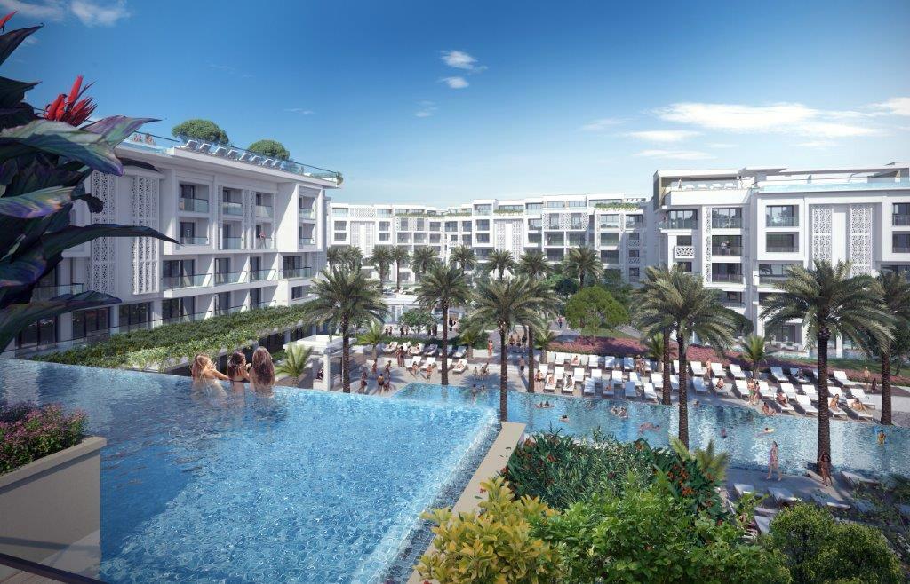 ALDAU Strand Hurghada beachfront resort buildings and pool