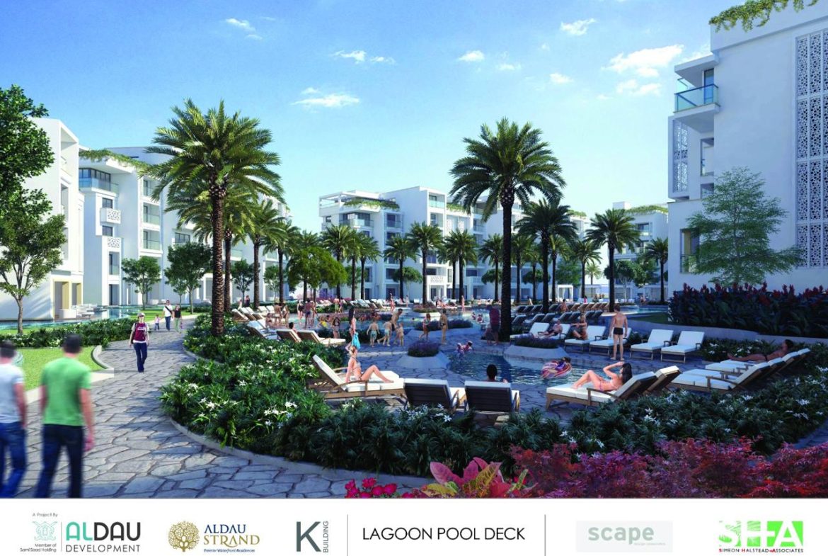 ALDAU Strand site master plan and buildings