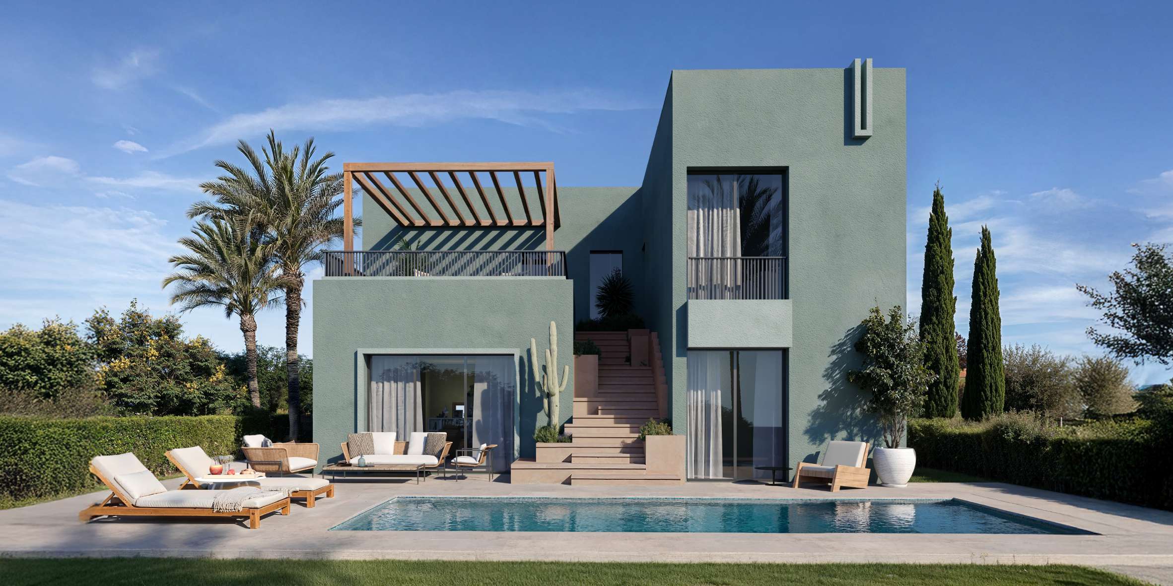 58 Siyal Makadi Makadi Heights four bedroom grand villa project illustration