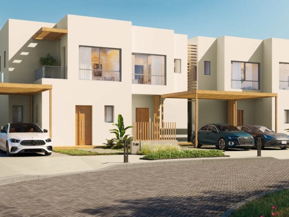 Makadina 3 bedroom corner townhouse garden view rendering
