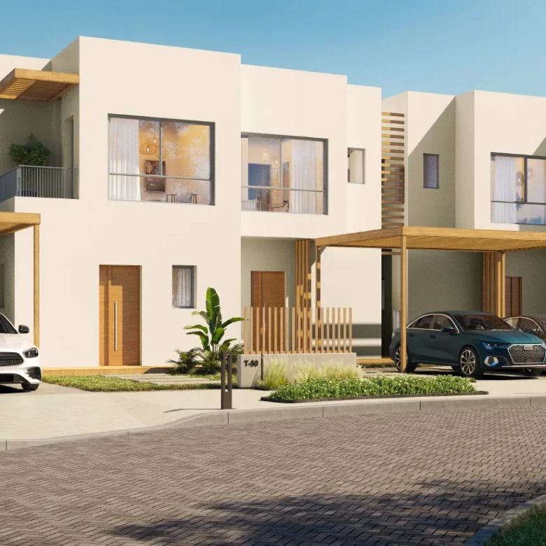 Makadina 3 bedroom corner townhouse garden view rendering