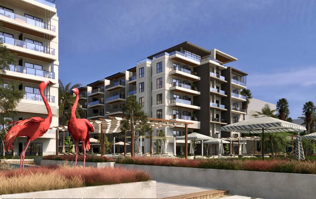 Oro Beach Hurghada landscaped poolside development