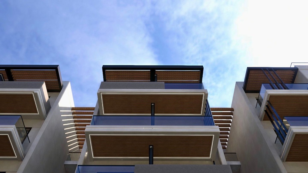 Oro Beach furnished apartment living area