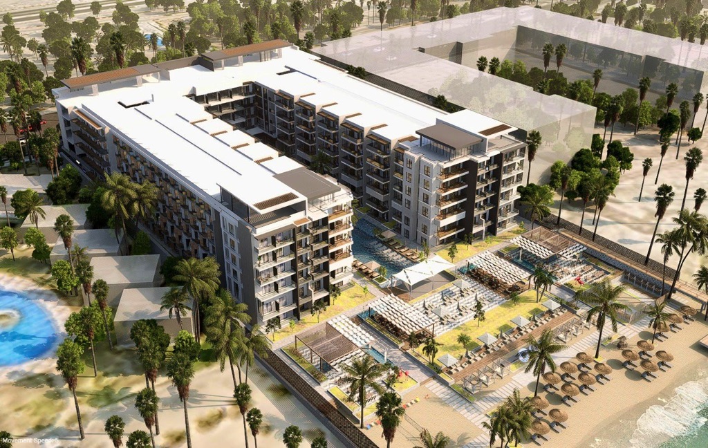 Oro Beach gardens and leisure facilities