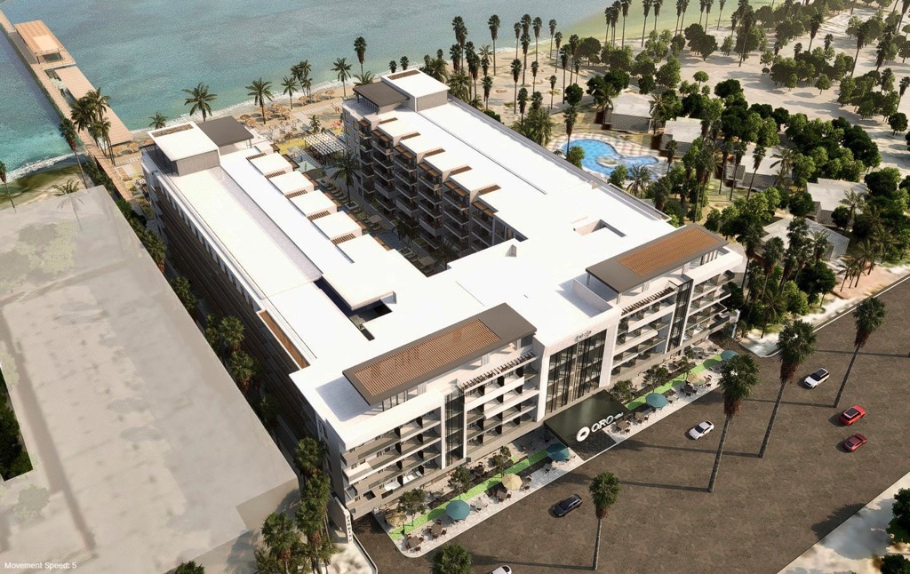 Oro Beach development aerial layout