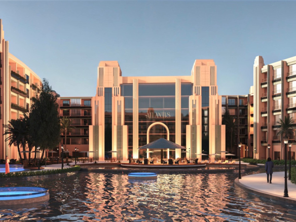 Atlantis Resort Hurghada exterior overlooking the swimming pool