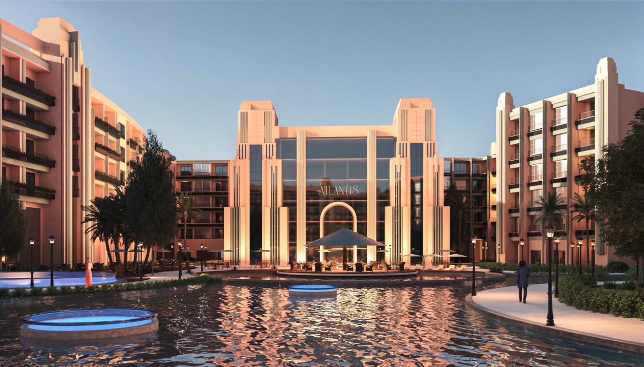 Atlantis Resort Hurghada exterior and pool Atlantis Resort Hurghada exterior overlooking the swimming pool