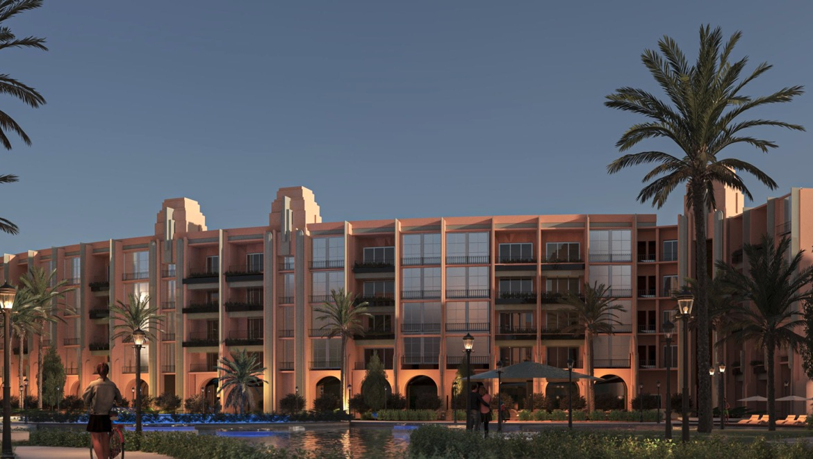 Main entrance architecture at Atlantis Resort Hurghada
