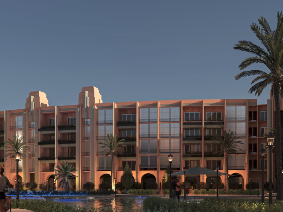 Main entrance architecture at Atlantis Resort Hurghada