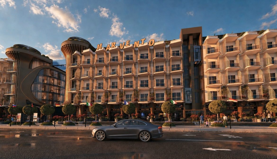 Marvento Resort Hurghada – daytime marvento resort frontage, developer render